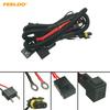 FEELDO Car Auto 12V 35W/55W Conversion Kit Lamp Relay Wiring Harness Wire For H7 HID Headlight Bulbs Wire Adapter #HQ7119