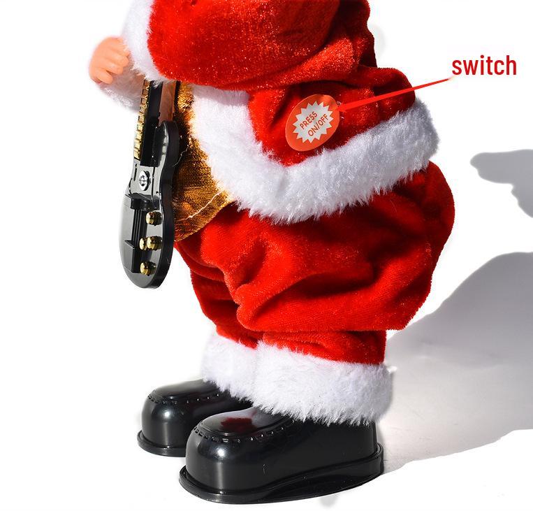 Electric Santa Claus Dancing Ornament - Christmas Music & Motion Decoration Gift