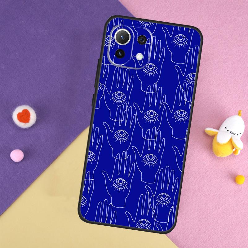 Blue Evil Eye Case For Xiaomi 14T 11T 12T 13T Pro 13 14 15 Ultra POCO X7 Pro X3 X5 X6 F5 F6 M6 Pro Cover