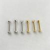 10PCS F136 Ttianium Piercing Labret Lip Stud Ring CZ 16G Internal Thread Stud Earring Ear Tragus Cartilage Helix Daith Jewelry