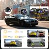 Display Audio with 4K Front Camera and 1080P Rear Car Wireless Car Voice Music Bluetooth Audio AUX FM Easy Compatible with Various Japanese