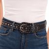 PU Leather Rivet Leather Belt Vintage Dress Jeans Waistband Trendy Women's Waist Belt  Streetwear