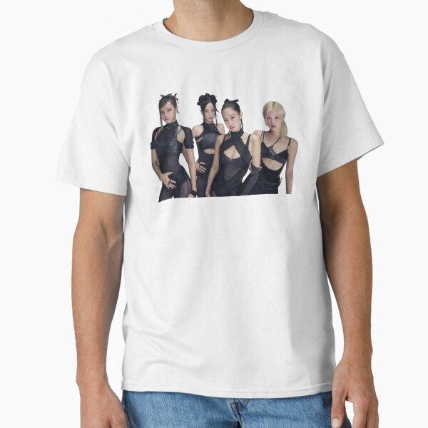 2026 Summer Fashion Trendy Tee Men Women Vintage Top BLACKPINK ‘Go’ Group Photo Line Art_ Classic T-Shirt for Sal