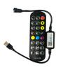 Bluetooth RGB LED Strip Controller, 24-Key Remote, Dream Color, Lotus Lamp, 5V/12V/24V, Seven-Color Dimmer
