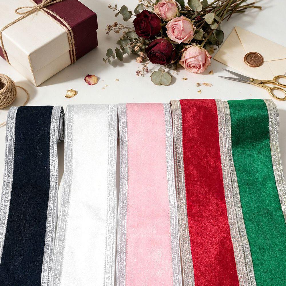 10cm Weihnachts-Schleifenband Bastelband Schleife Dekoband Festliches Geschenkpapier