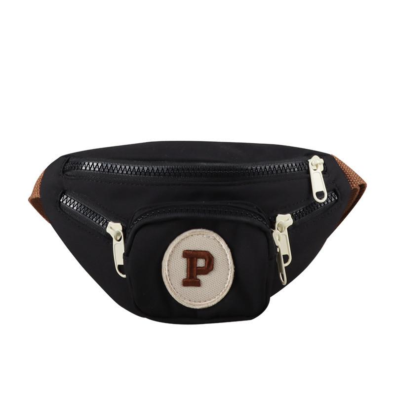 Trendy Boy's Children's Chest Bag Stylish Crossbody Bag For Kids Daily Use Brown Orange Black Blue Green