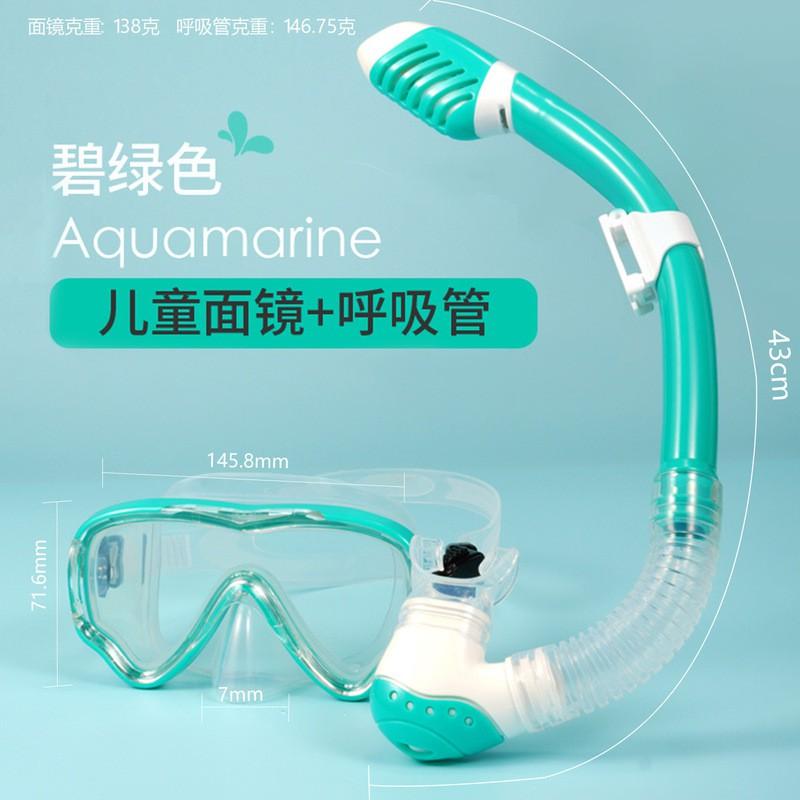 Schnorchelset Mit Anti-Beschlag-Maske Dry-Top Schnorchel Erwachsene Kinder Großer Rahmen Schwimmbrille