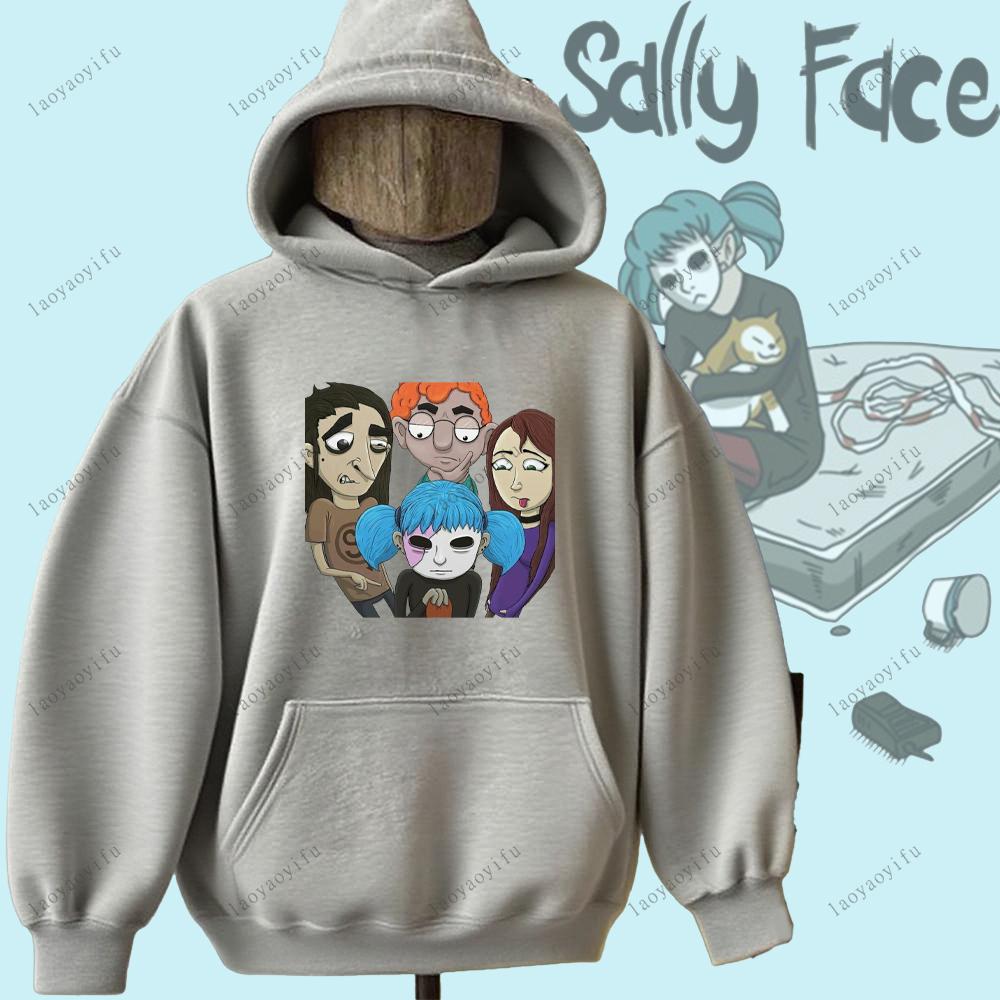

Жіноче худі Sally Face Гра жахів та містики Sally Face Пуловер Комфортний світшот з особистістю Друковане худі S