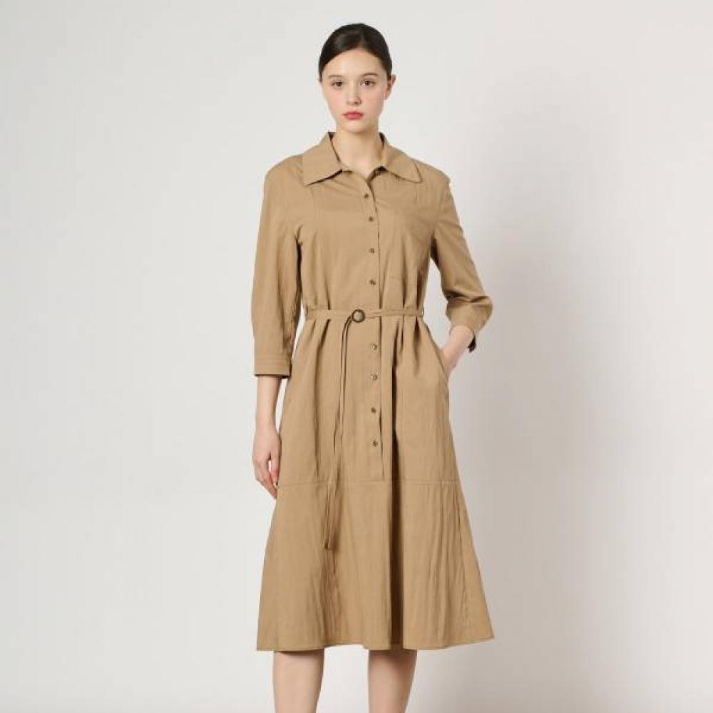 Bcbg Belted Solid Dress B4m3o615