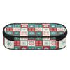 Pen Case Organized Storage 300D Polyester Smooth Zipper with Main Pocket Mesh Layer and Removable Pen Divider for Daily School Use