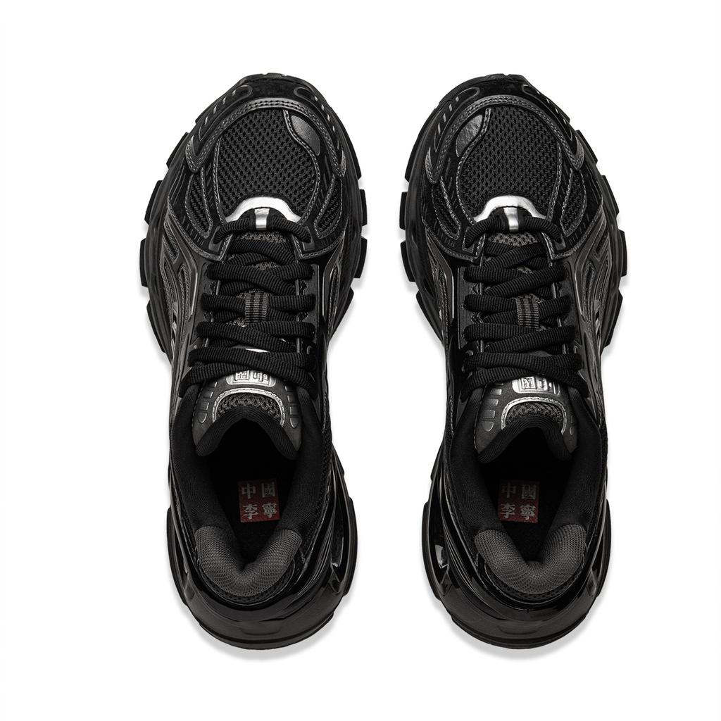 Li Ning Furious Rider BOW Abrasion Resistant Low Top Casual Shoes Women's Black AZGU064-5
