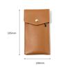 Pencilcase Faux Leather Large Capacity Multi-Slot Pouch - Pure Color Stationery Organizer / Pen Protective Case