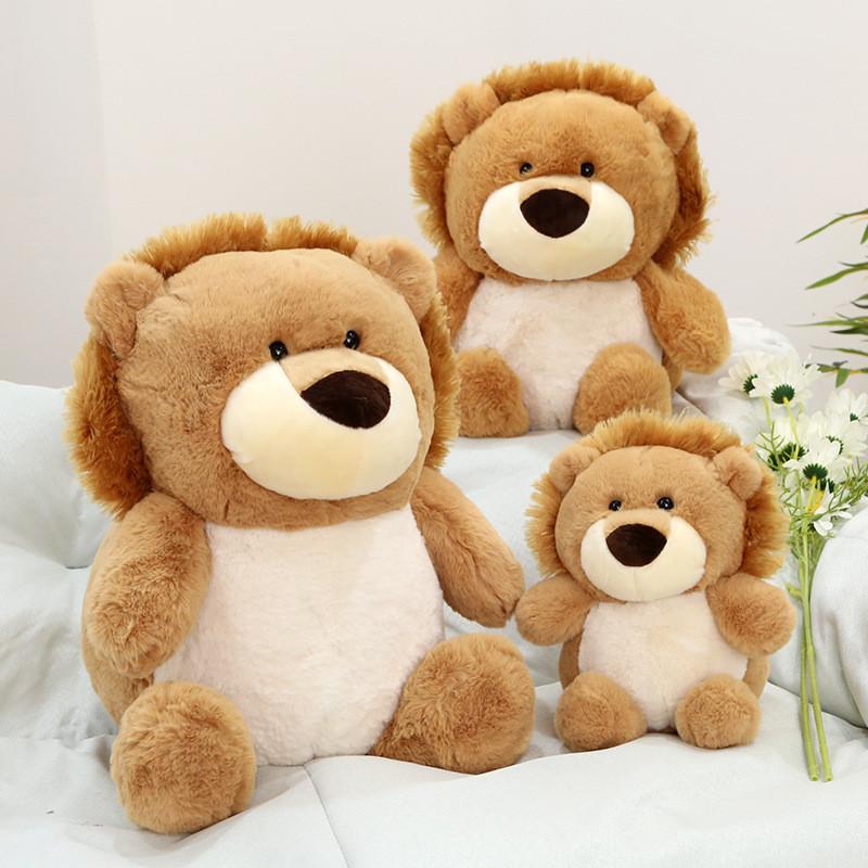 Lion Plush Toy Husky Doll Wholesale Cross-border Doll Panda Pillow Creative Birthday Gift 30cm