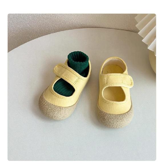 

Baby walking shoes, new summer style for girls, square-toed canvas shoes with soft soles, Korean-style casual shoes for boys 27