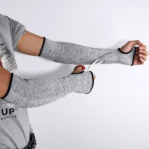 1PC New Safety Arm Sleeve Anti Cut Puncture Proof Guard Bracers Protector Sport Drive Work Arm Anti-cut Protective Safety Glove