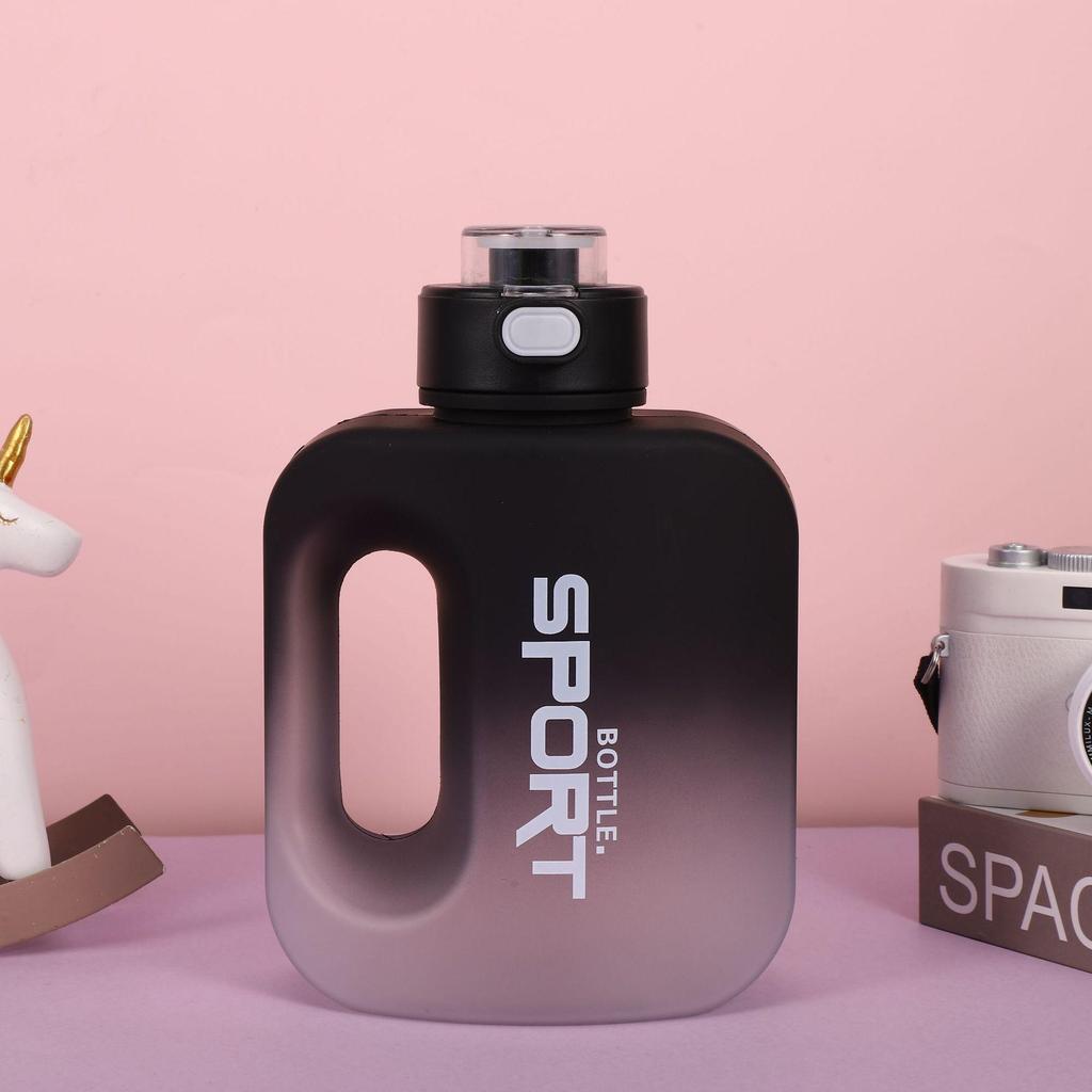 2023 Summer Gradient Sports Water Bottle: Large Capacity, Portable, Popular Design