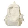Schoolbag Solid color High value student schoolbag Simple ins Backpack Student versatile commuter backpack Sweet student schoolbag