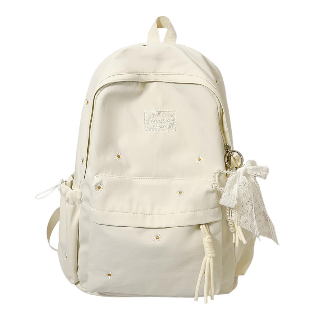 Schoolbag Solid color High value student schoolbag Simple ins Backpack Student versatile commuter backpack Sweet student schoolbag