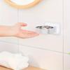 1pc Punch-Free Hair Dryer Storage Rack, Wall-Mounted Hair Dryer Holder Stand With Shelf For Home Bathroom Dressing Room