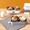 Electric Lunch Box Double Layer Insulated Food Heater for Dormitory Kitchen Office Travel Food Storage Container
