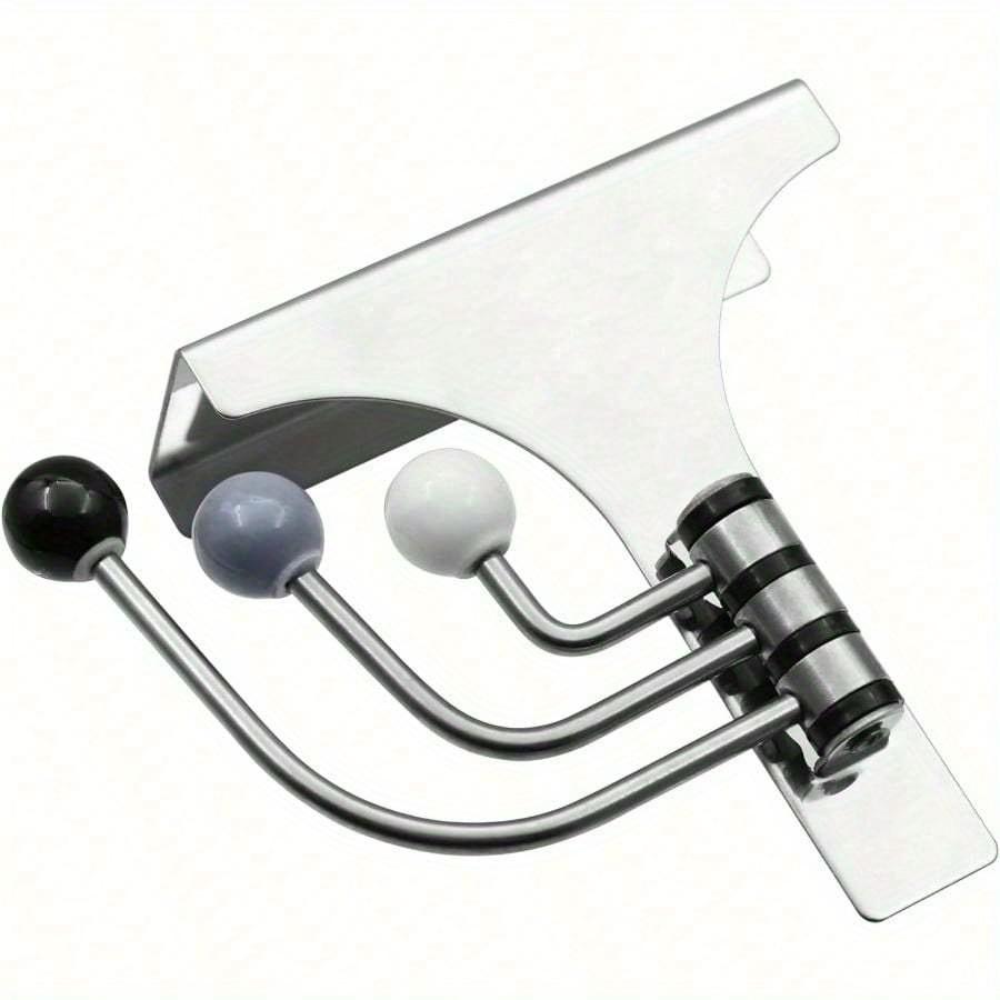 

Over The Door Hooks-Clothes Hat Hooks-Bathroom Over The Door Towel Racks-Suitable for hanging clothes, bags, towels, hats in living room, bathroom