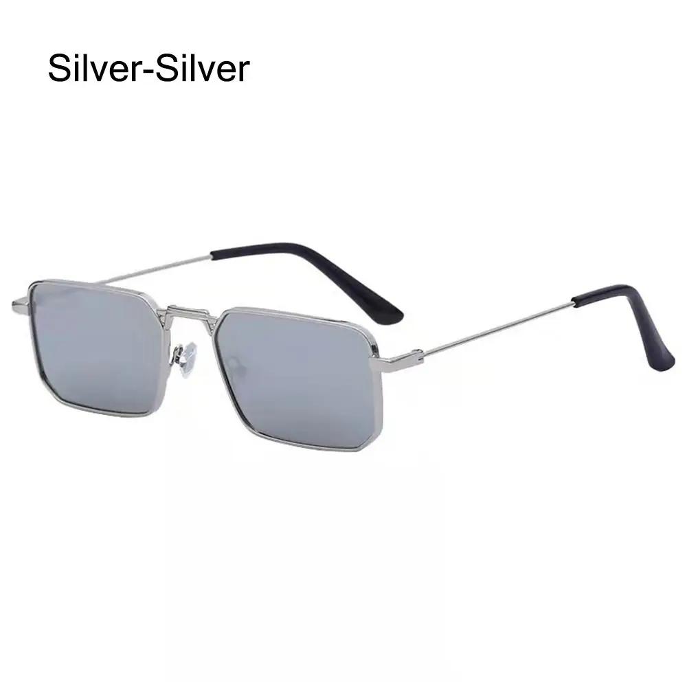 

Small Rectangle Sunglasses Women Vintage Brand Metal Frame Square Sun Glasses for Men Shades Luxury Female Punk 2000S Eyewear