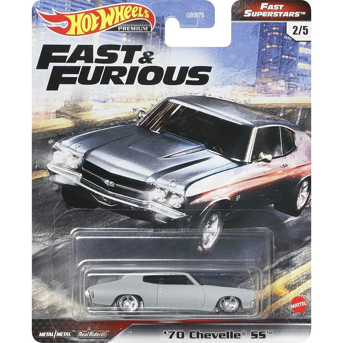 Hot Wheels Fast & Furious Premium Fast Superstars 70 Chevelle SS GRL81