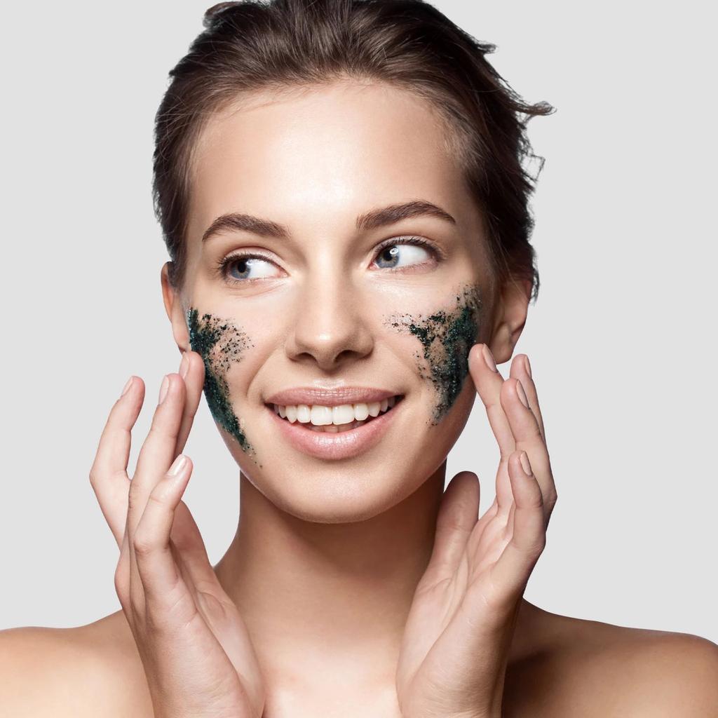 Gesichtsmasken Polierende Holzkohle & Schwarzer Zucker Gelmaske 175ml.