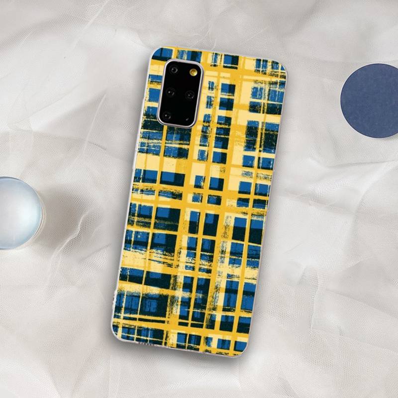

Чехол для телефона Plaid art для Samsung S21 A10 для Redmi Note 7 9 для Huawei P30Pro Honor 8X 10i Honor 10i or 20i