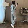 Women Casual Sportswear Set Fashion Loose Fit Two Piece Outfit Spring Autumn Trendy Youthful Slimming