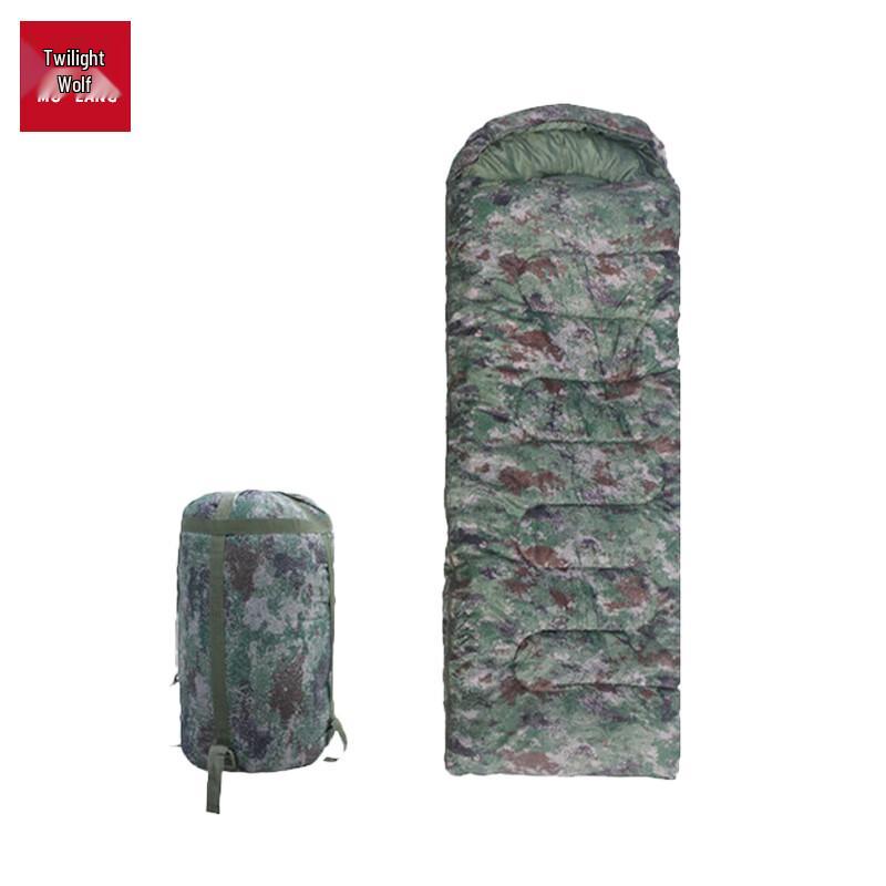 Wōláng Outdoor Camouflage Camping Sleeping Bag