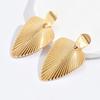 Vintage Punk Geometric Exaggerated Simple Geometric Metal Earrings Women'S Party Jewelry Accessories