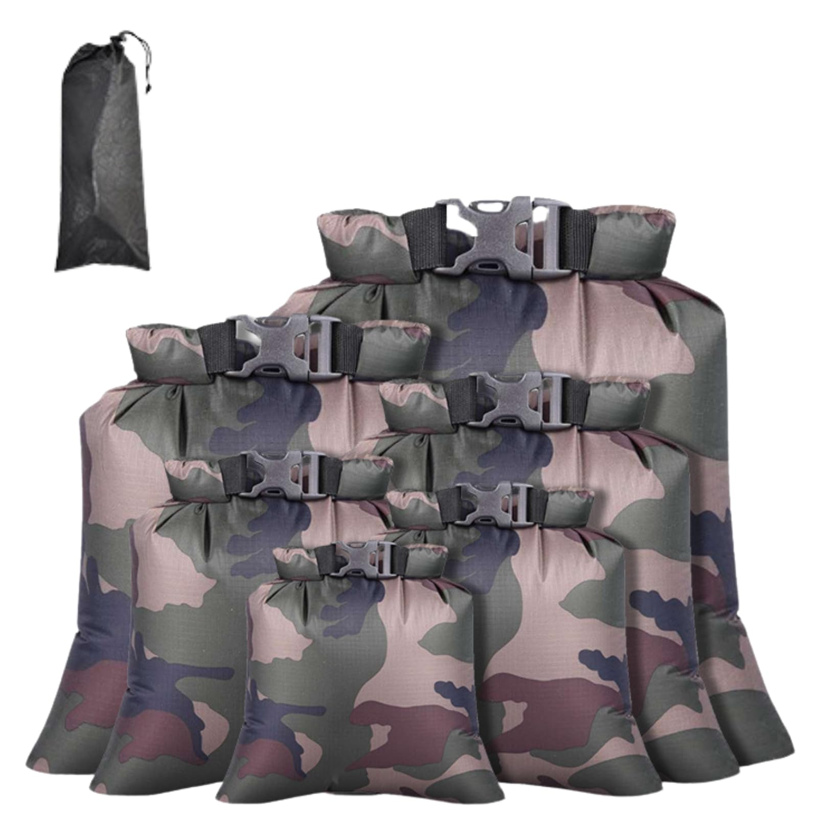 

Cocoriko Waterproof Dry Bag Set of 6 Stuff Bag Camping Mountaineering Marine Sports Diving Beach Fishing Outdoor Travel Disaster Prevention