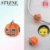 Happy Halloween Series Luminous Horror Pumpkin Charms Fit Original Women'S Bracelet Diy Simple Giftcopper
