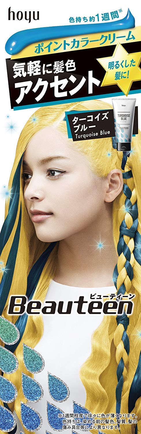 

Краска для ногтей Beauteen Point Color Cream бирюзового цвета x набор из 3 шт.