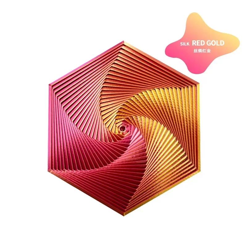 3D-gedrucktes fraktales Fidget-Hexagon 7 cm Tragbares Spielzeug Sensorisches Anti-Stress-Spielzeug Schreibtischornament Kinderspielzeug Visuelles Überraschungsspielzeug Spiel