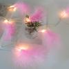 Christmas Tree Garlands 2M 10 Led Feather String Lights Wedding Party Decoration Christmas Decorations For Home Decor