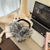 Solid Color Imitation Fur Plush Earmuffs Folding Foldable Ear Cover Fashion Ear Mask  Riding