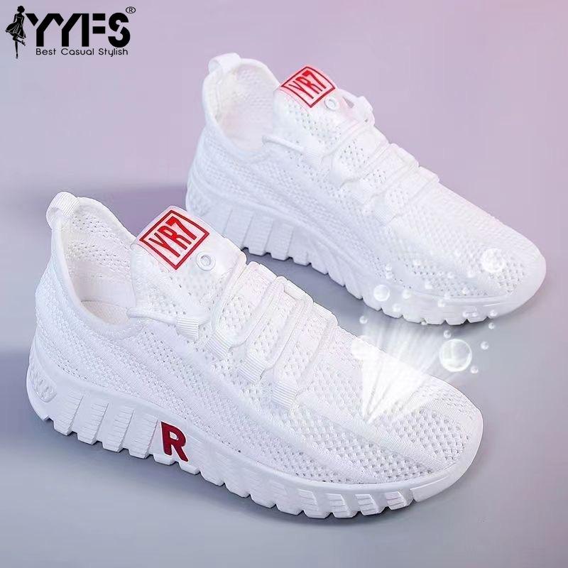 Тканевая обувь Женская обувь для ходьбы Нескользящие кроссовки для мамы Мягкая подошва Дышащая сетчатая обувь Модная повседневная одинарная обувь 36 980₽