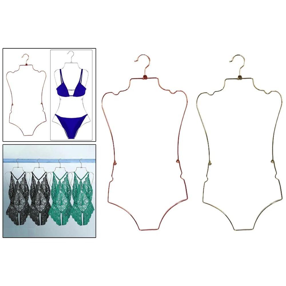 Foldable Lingerie Hanging Rack Aluminum Zinc Zinc Alloy Clothing Hanger Swimsuit Hanger  Beachwear