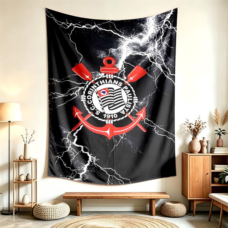 Sport Club Corinthians Paulista (14) Tapestry Suitable For Decorating Homes Dorms And Bedrooms Soft To The Touch And A Perfect Gift For Friends And Fa