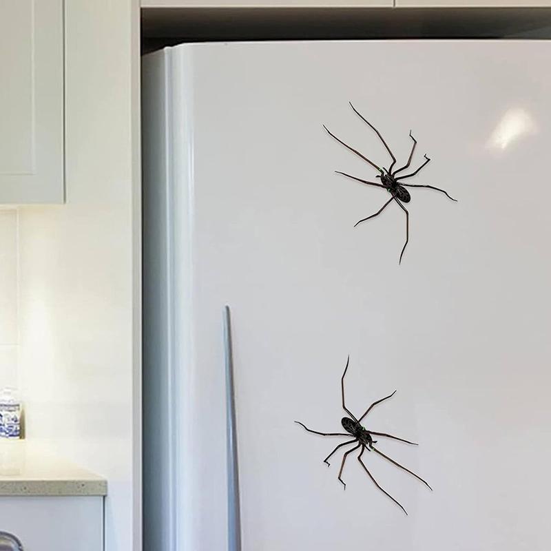 Prank Simulated Glow In The Dark Magnet Unique Cute Spider Fridge Magnet Small Size Lightweight Halloween Magnet Party Decor