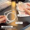 Transparent Jewelry Storage Box Dustproof Lid Bracelet Storage Box  Jewelry Display