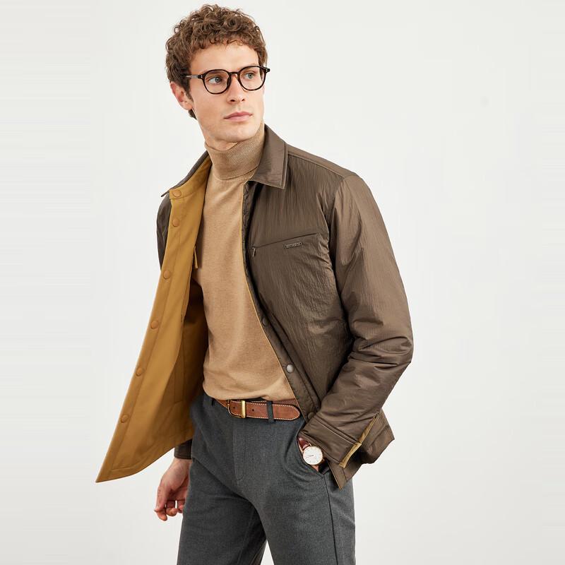 SEPTWOLVES Men's Reversible Lapel Jacket
