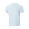 Li Ning Fitness Series Logo Letter Round Neck Comfortable Versatile Quick-Dry Short Sleeve T-Shirt Men Tops Cloud-Blue ATSU021-7