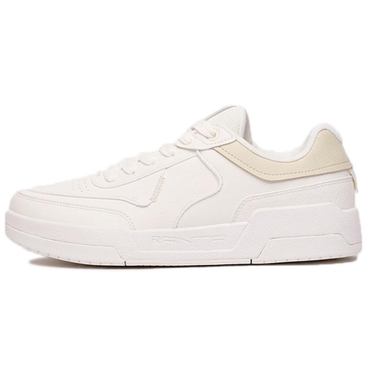 New Anta Low Top Skateboard Shoes Men's White Yellow 112148081R-2