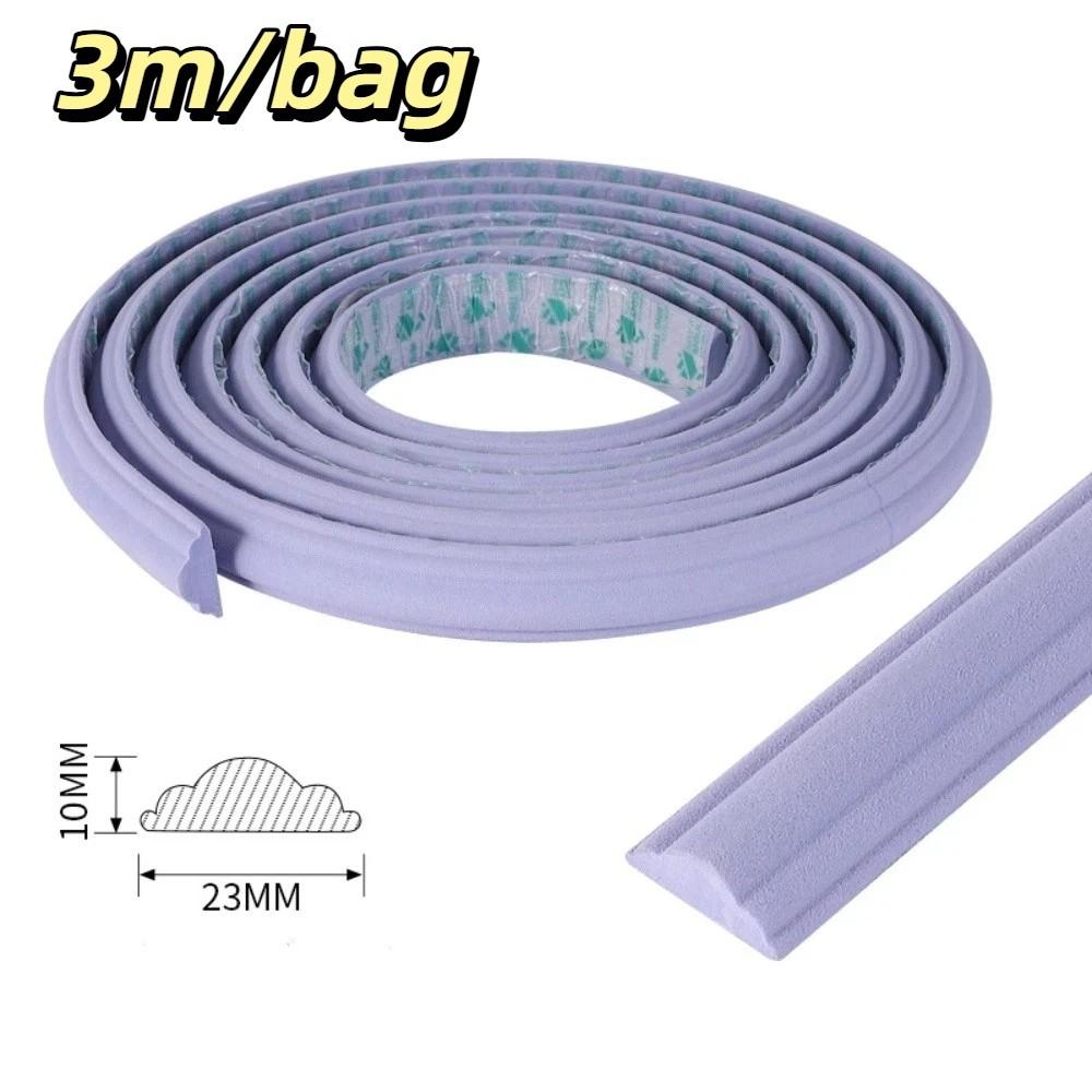 

3m/bag Imitation Wood Texture Decorative Strip EVA Material Wall Waist Line Interior Spaces фиолетовый