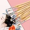 11Pcs Fine Detail Paint Brushes Miniature Brushes for Acrylic Watercolor Gouache Oil Face Painting Scale Model Figurines