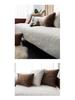 American Light Luxury Non-Slip Teddy Fleece Sofa Cushion | Thick Plush Universal Cover for Leather Sofas