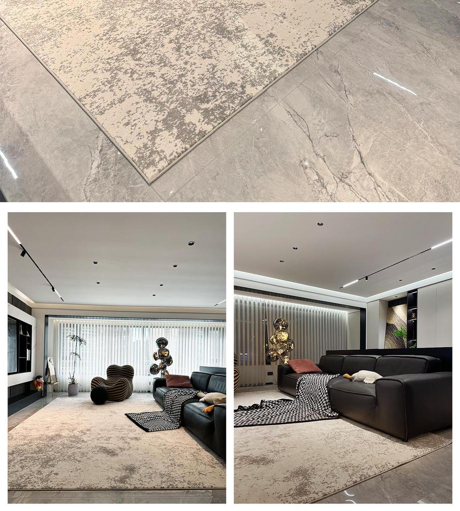 Nordic High-End Waterproof, Stain-Resistant Antibacterial Luxury Living Room Carpet